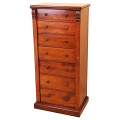 19th Century Mahogany Wellington Chest of Drawers