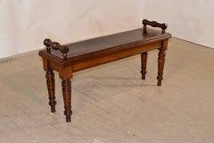 19th Century Mahogany Window Seat