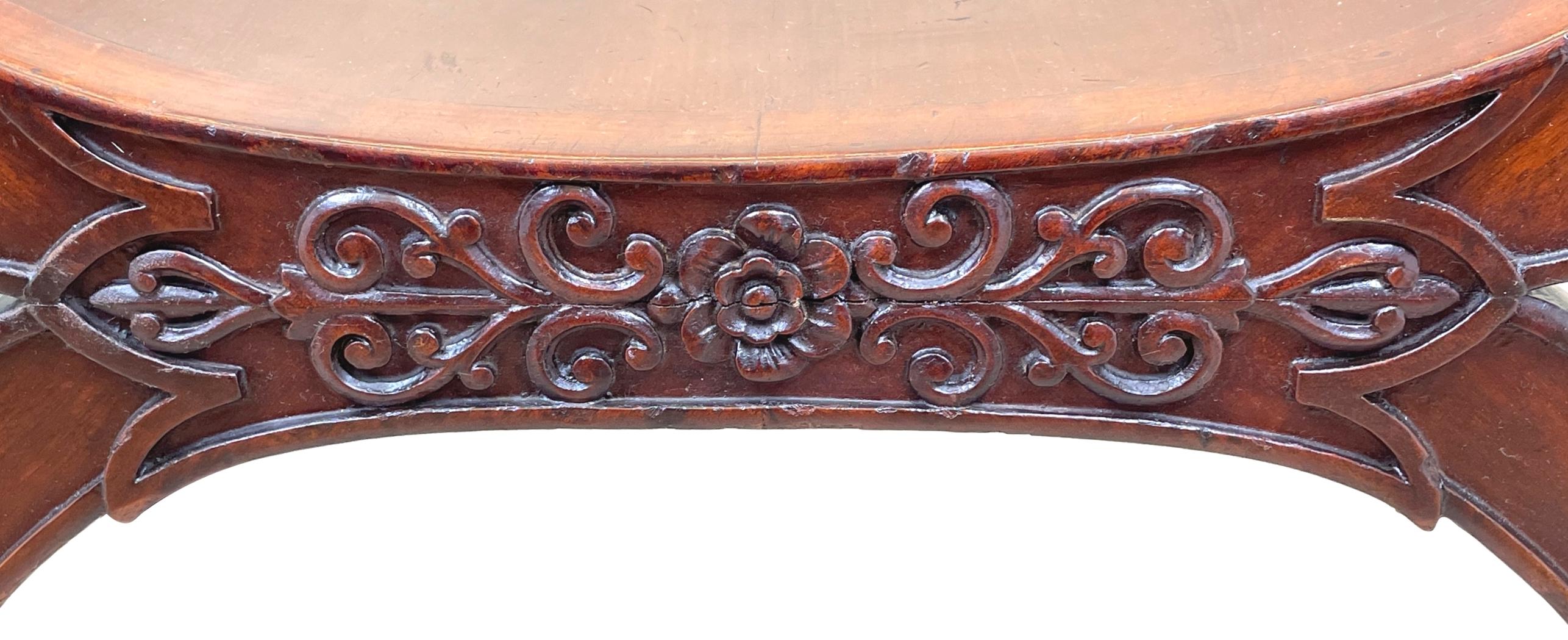 Regency 19th Century Mahogany Window Seat