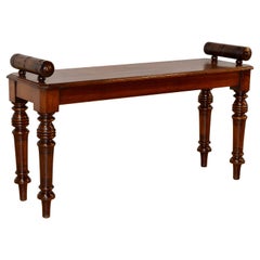 19th Century Mahogany Window Seat