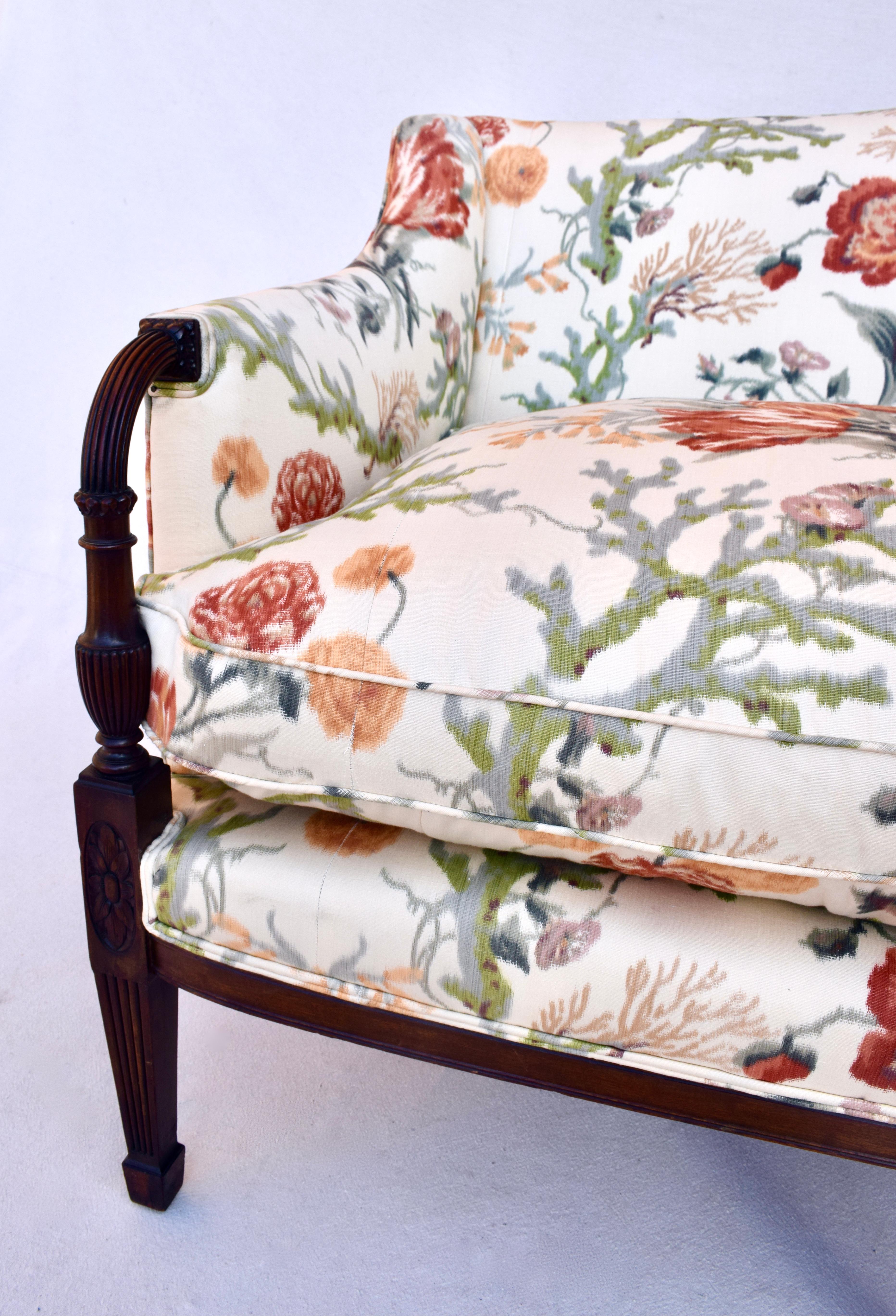 19th Century Mahogany Wood Federal Sheraton Style Sofa 6