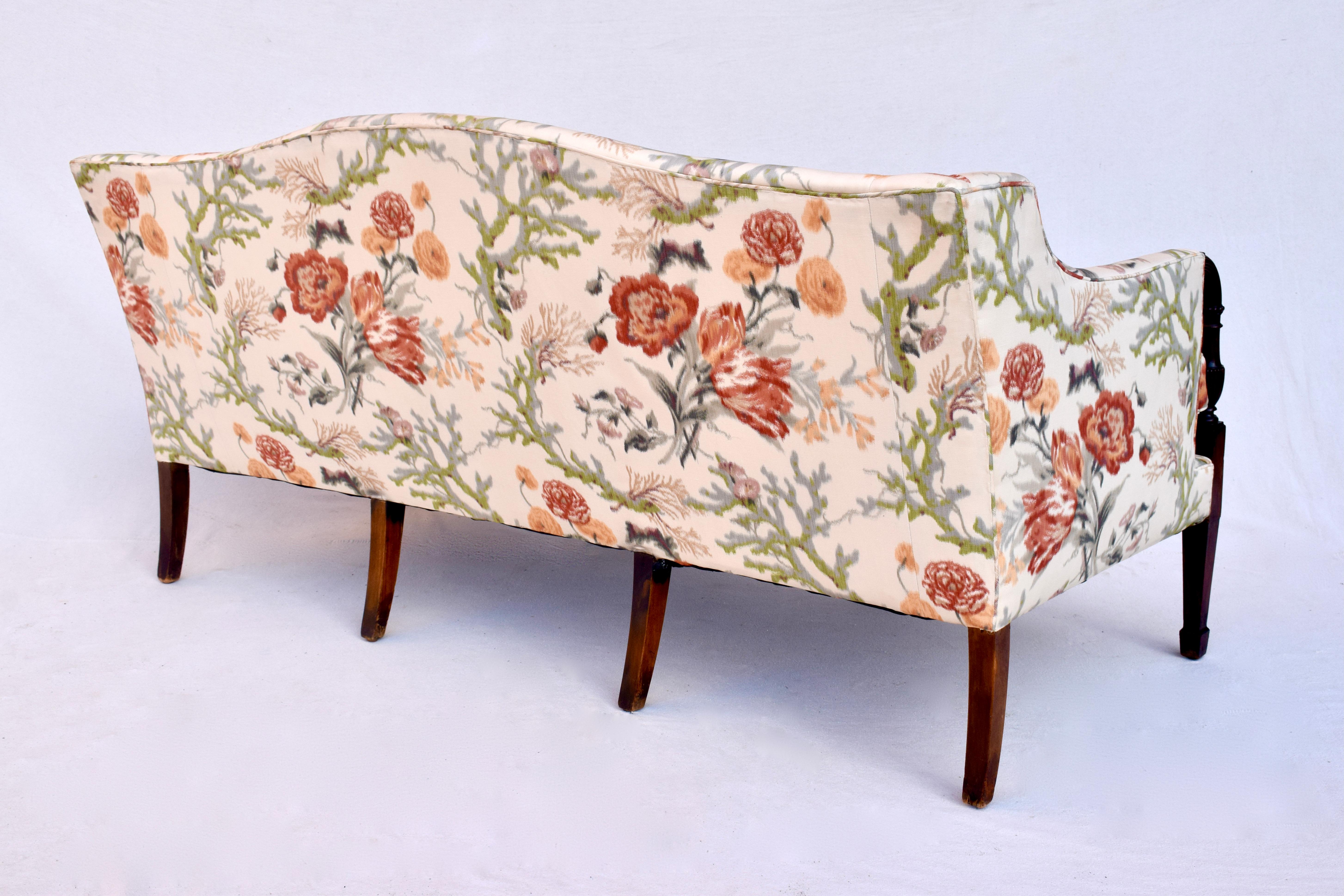 19th Century Mahogany Wood Federal Sheraton Style Sofa 3