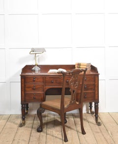 19th century mahogany writing table