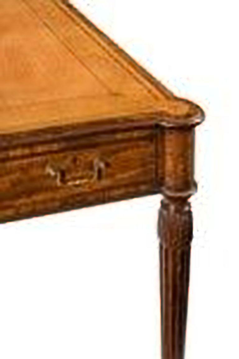 British 18th Century Mahogany Writing Table For Sale