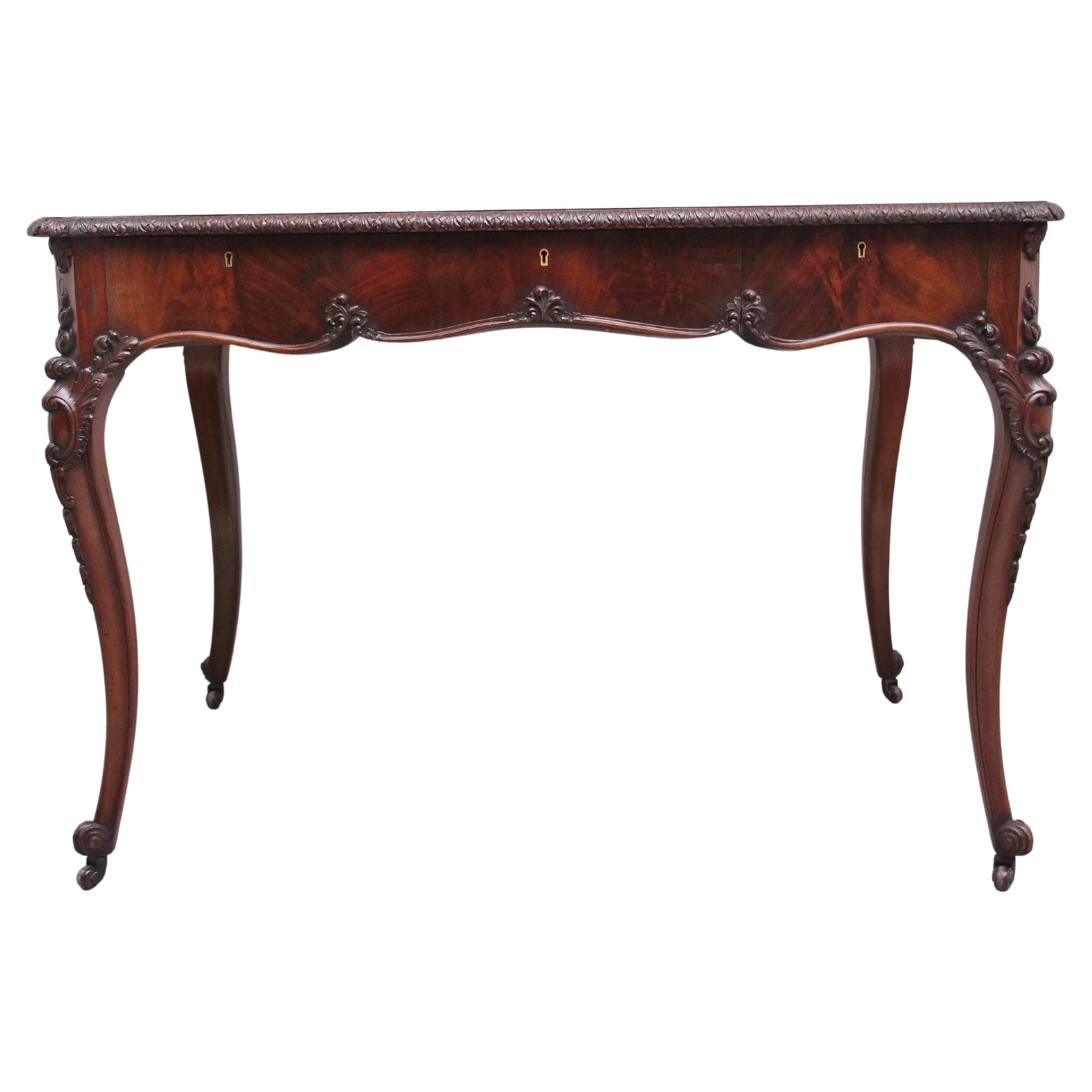 19th Century Mahogany Writing Table