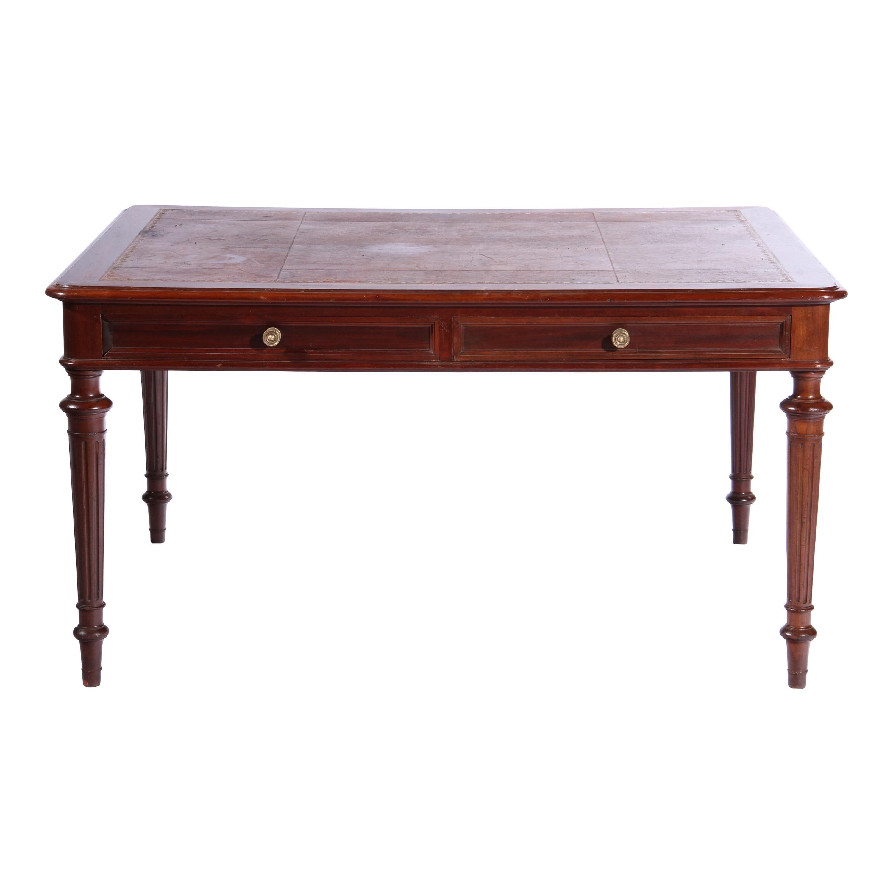 19th Century Mahogany Writing Table