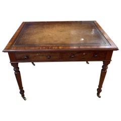 19th Century Mahogany Writing Table 'Heal & Son London'