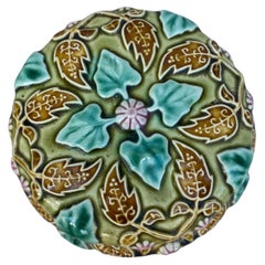 19th Century Majolica Box Choisy Le Roi