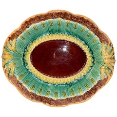 19th Century Majolica Bread Tray