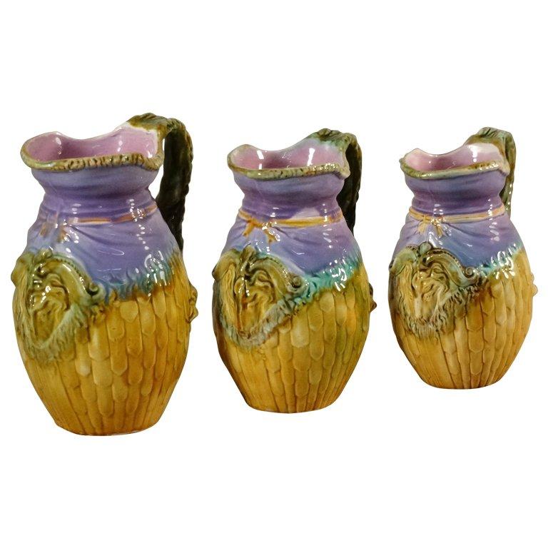 19th Century Majolica Breakfast Set For Sale