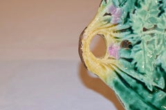 19th Century Majolica Fern Tray