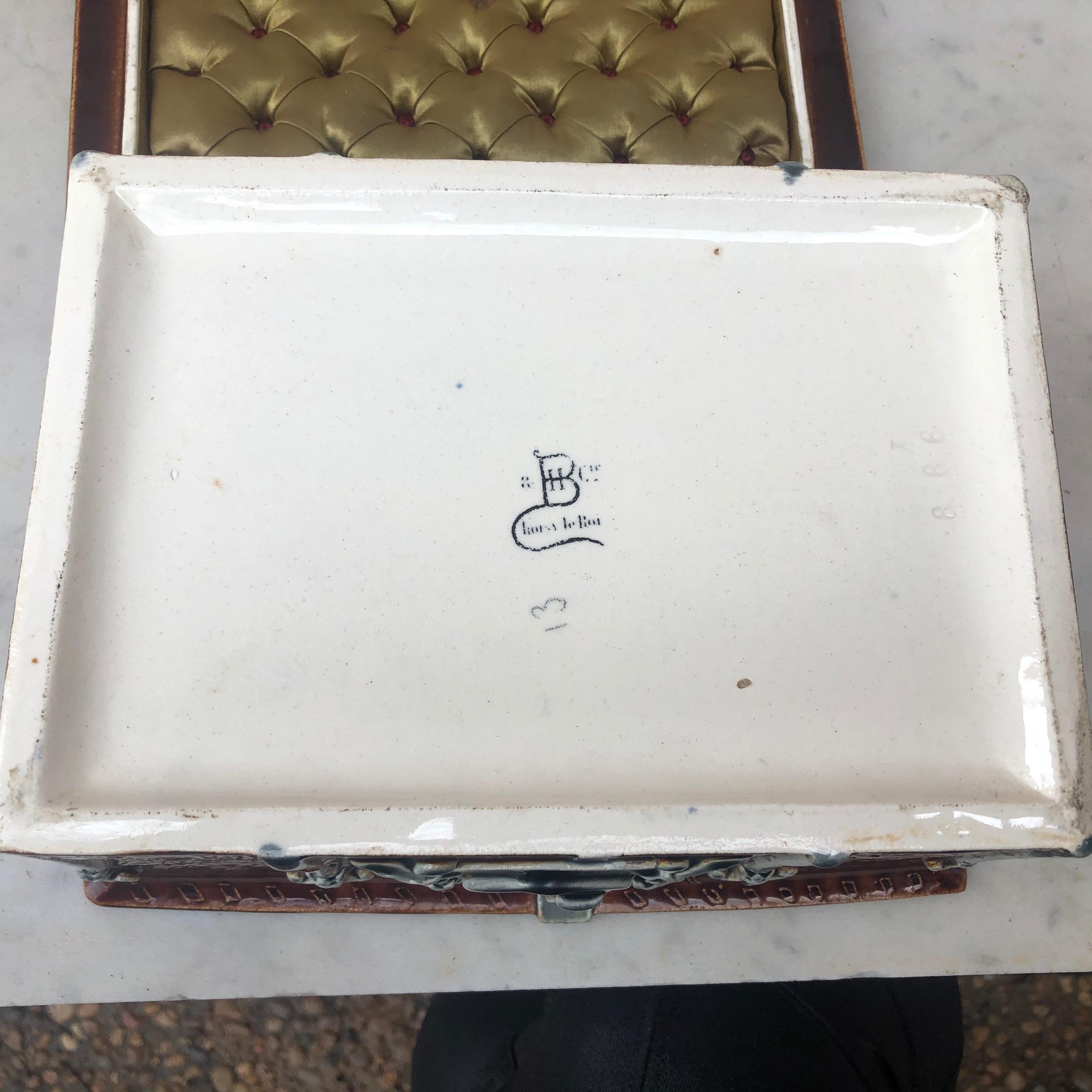 Boîte à bijoux Choisy Le Roi du 19ème siècle en vente 3