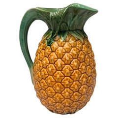 19th Century Majolica Minton Pineapple Pitcher