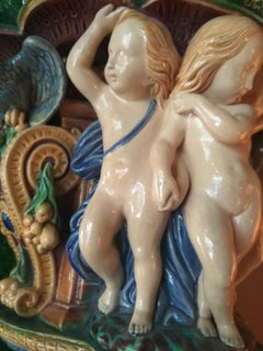 19th Century Majolica Minton Wall Bracket