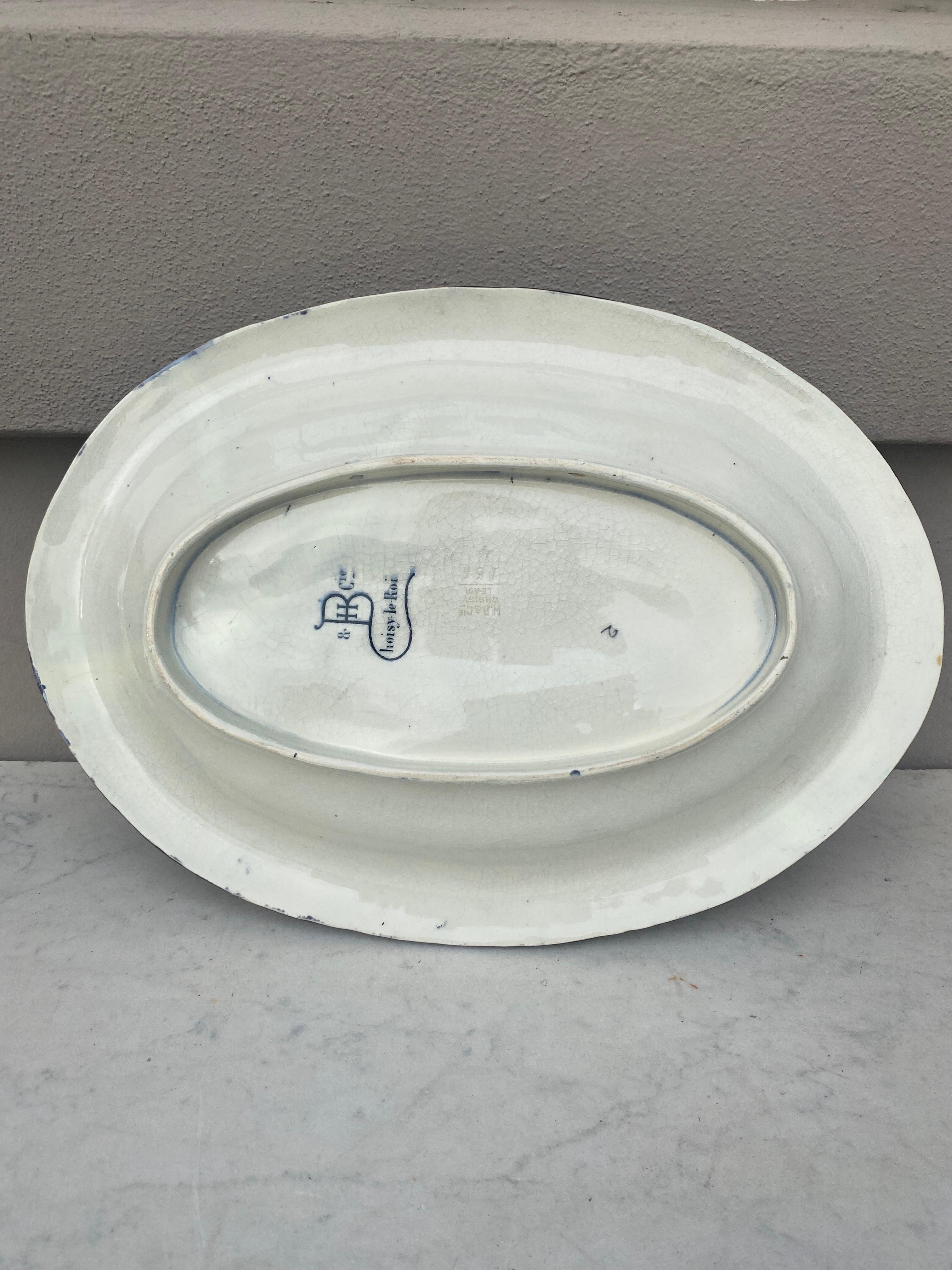 Piatto da parete in maiolica del XIX secolo Palissy con pesce Choisy-le-Roi in vendita 3