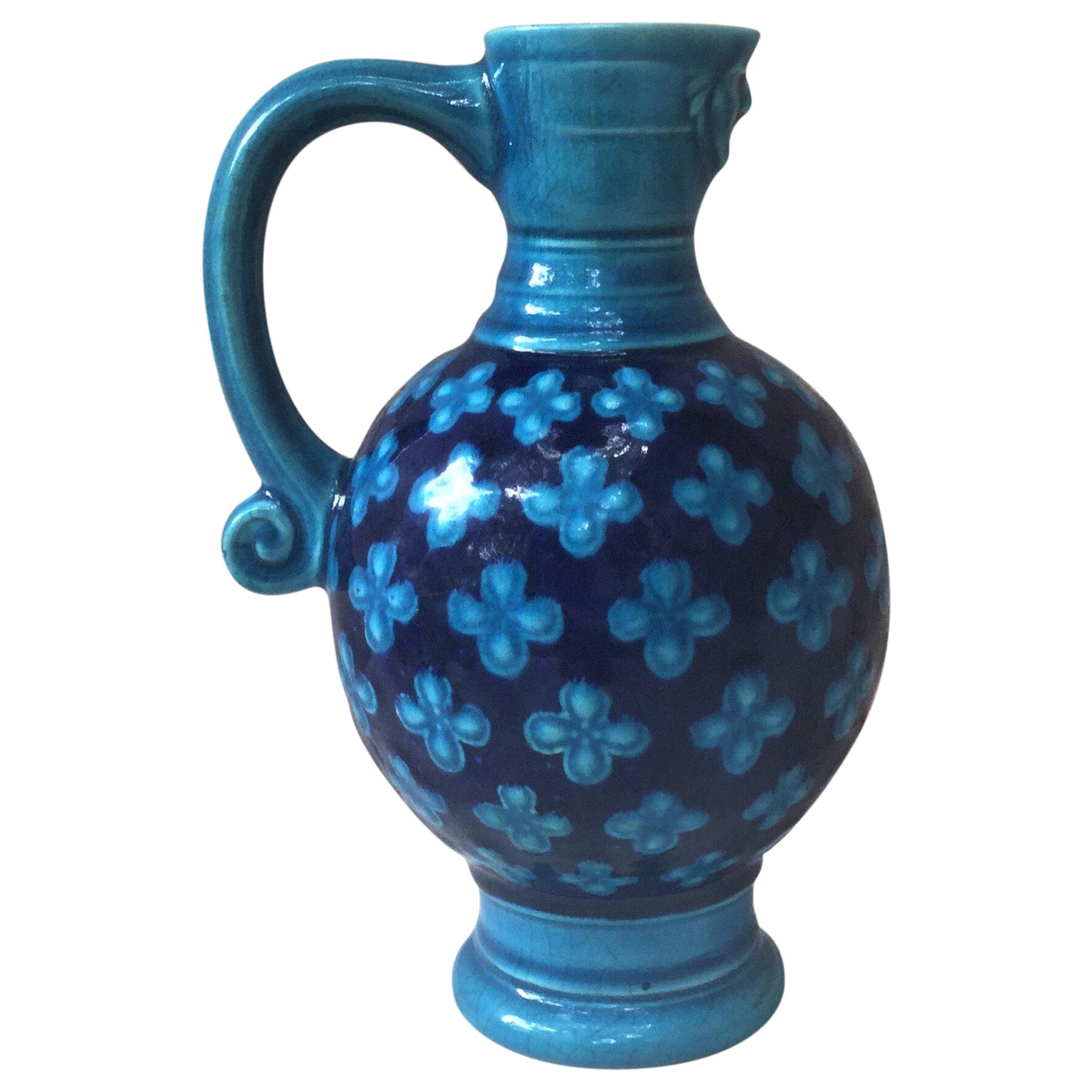 19th Century Majolica Pitcher