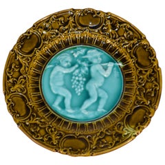 19th Century Majolica Plate 19th Century Majolica Plate