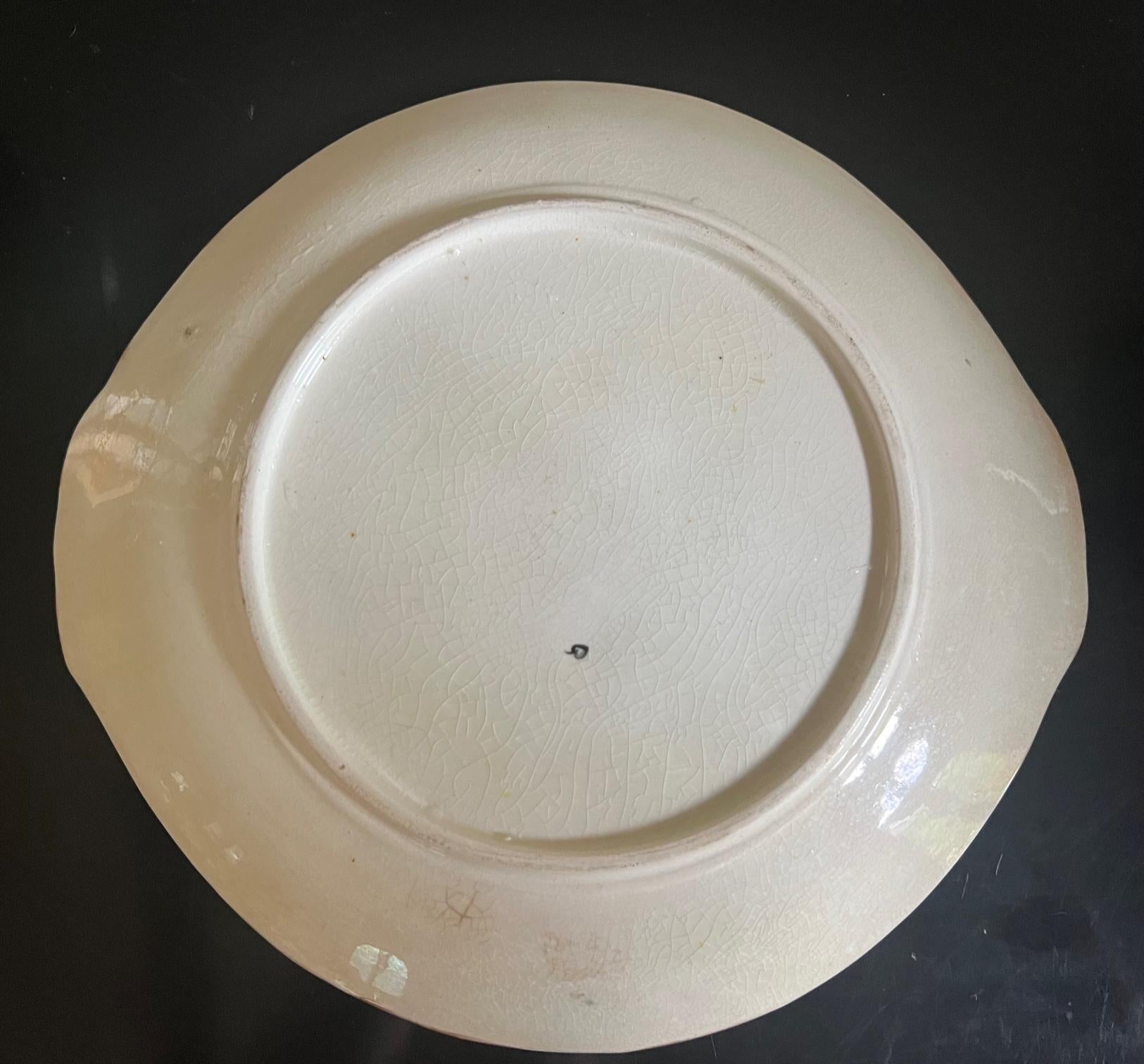 19th Century Majolica Platter by Simon Fielding For Sale 3