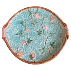 19th Century Majolica Platter by Simon Fielding