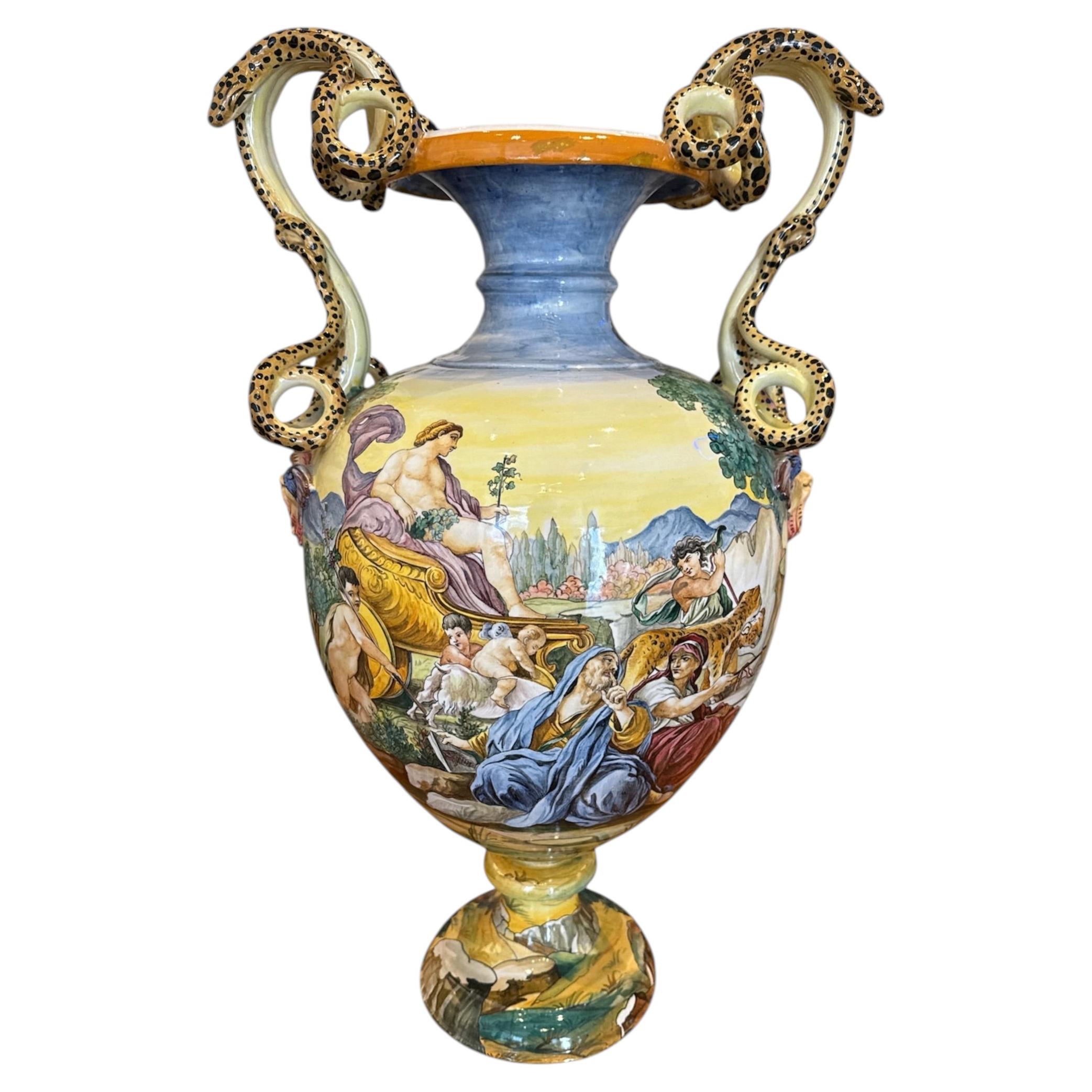19th. Century Majolica vase