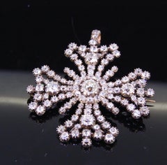 19th Century Maltese Diamond Pendant/Brooch