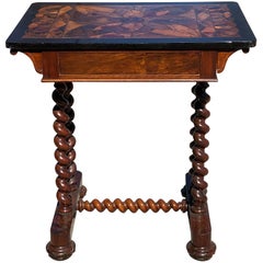 Malteser Regency-Tisch mit Holzplatte aus dem 19. Jahrhundert