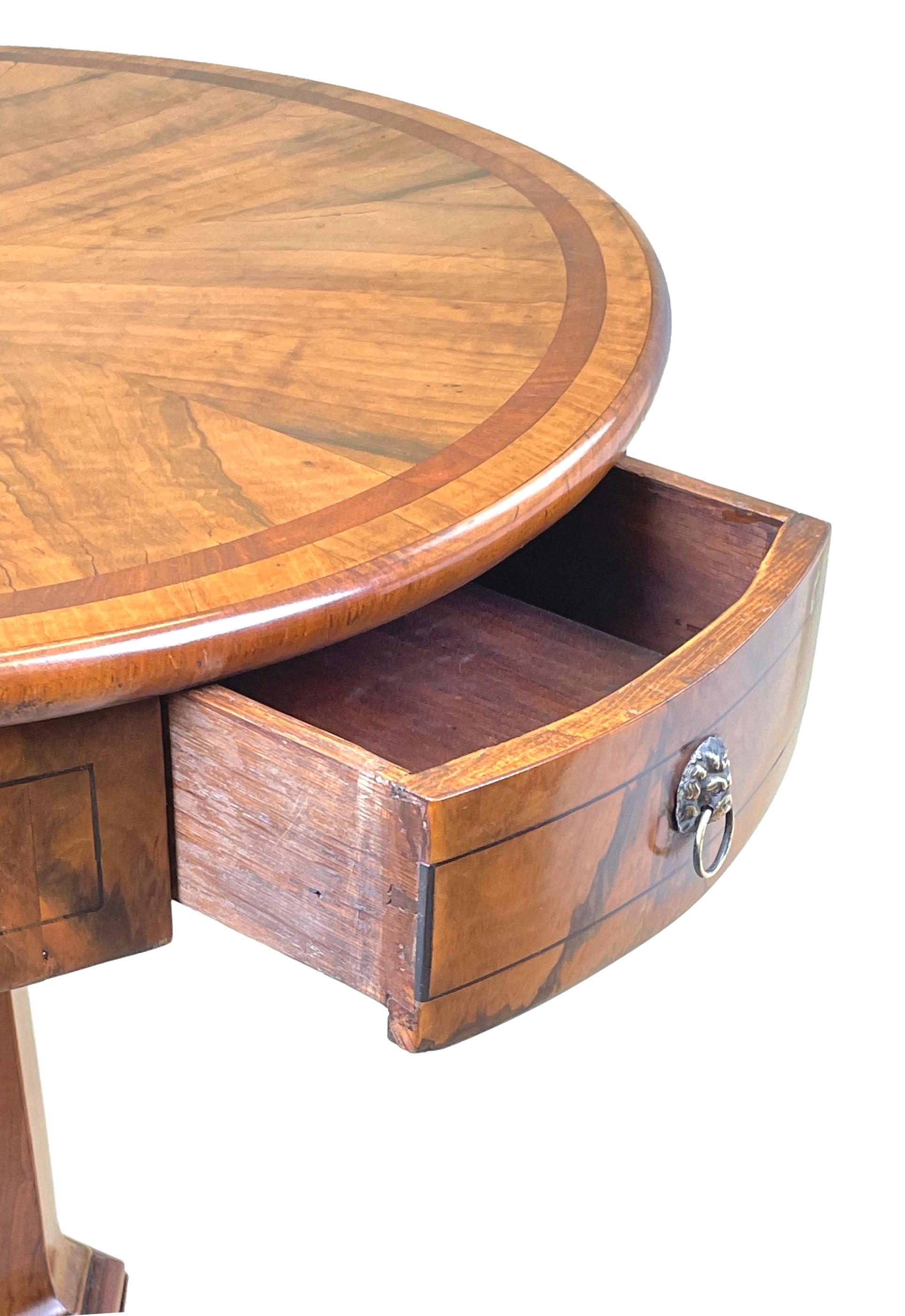 Georgian 19th Century Maltese Type Drum Table