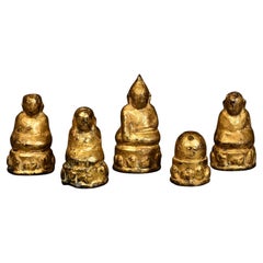 XIXe siècle, Mandalay, Ensemble d'anciennes amulettes bouddhiques de médecine birmane