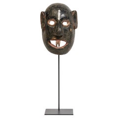 19th Century, Mandalay, Antique Burmese Wooden Tribal Mask
