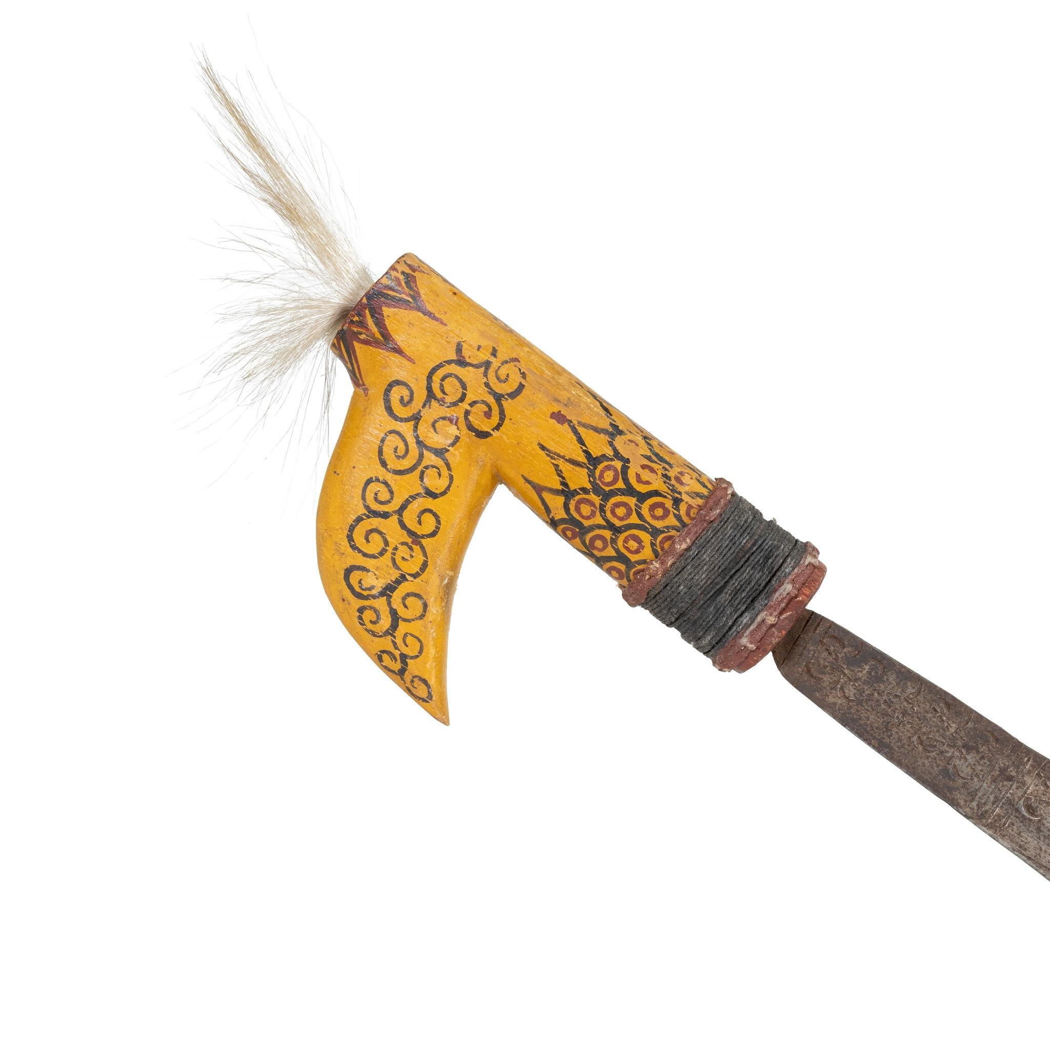 Native American 19th Century Mandau Dayak People Knife