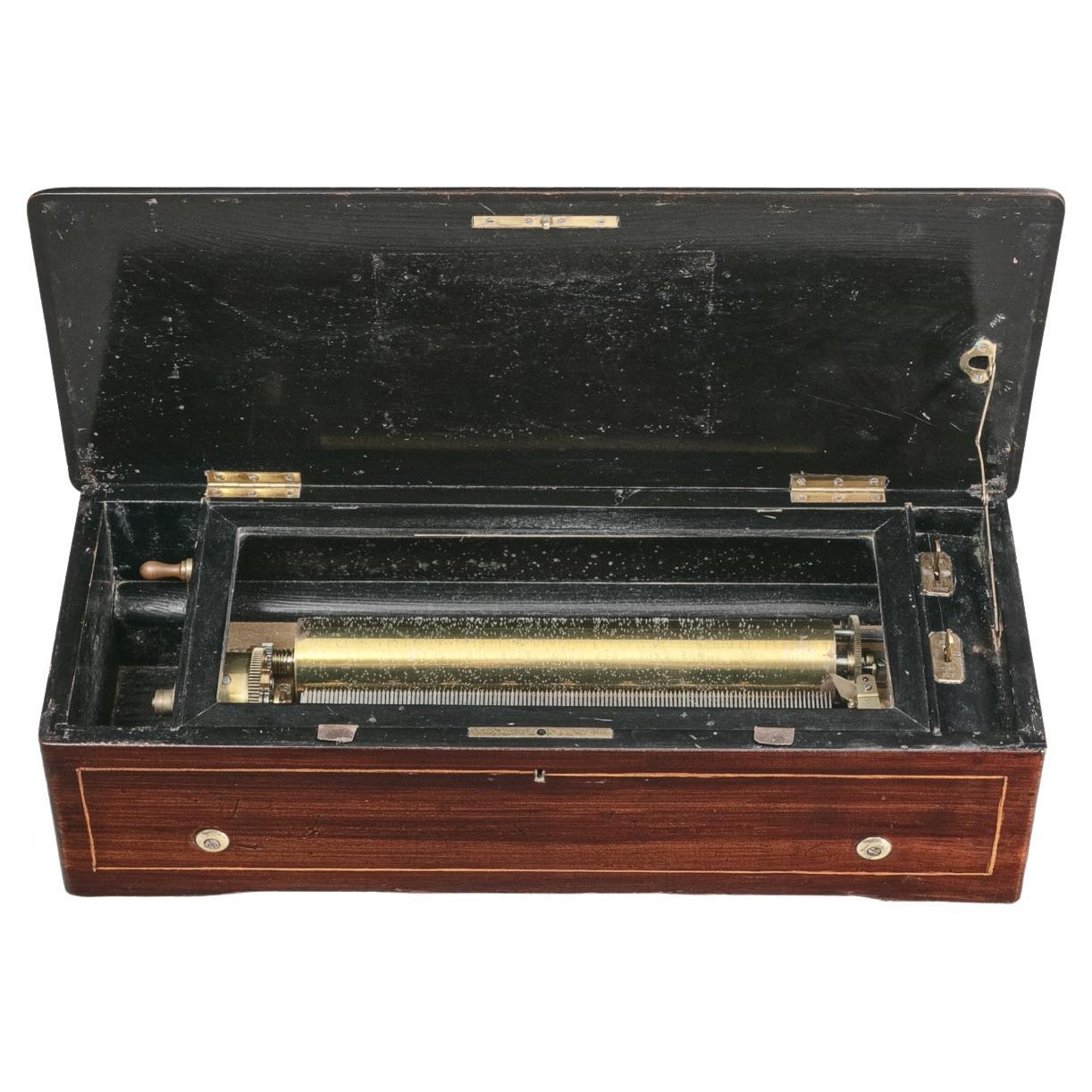 19th Century Mandolin Cylinder Music Box