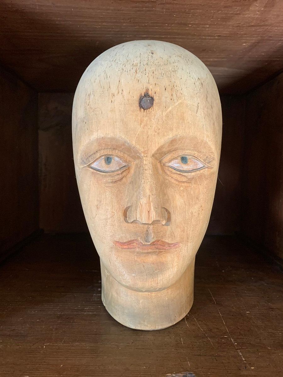 19th Century Mannekin Head For Sale 4
