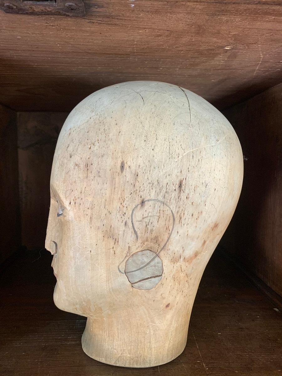 19th Century Mannekin Head For Sale 2
