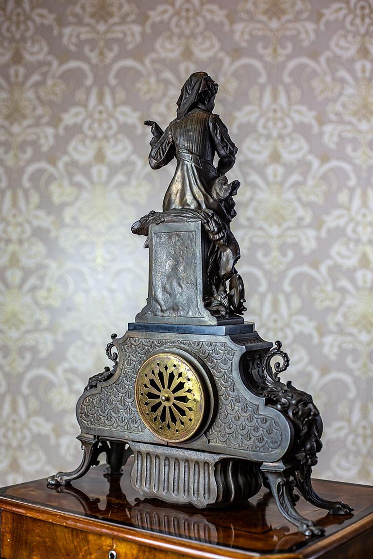 19th Century Mantel Clock In Good Condition In Opole, PL