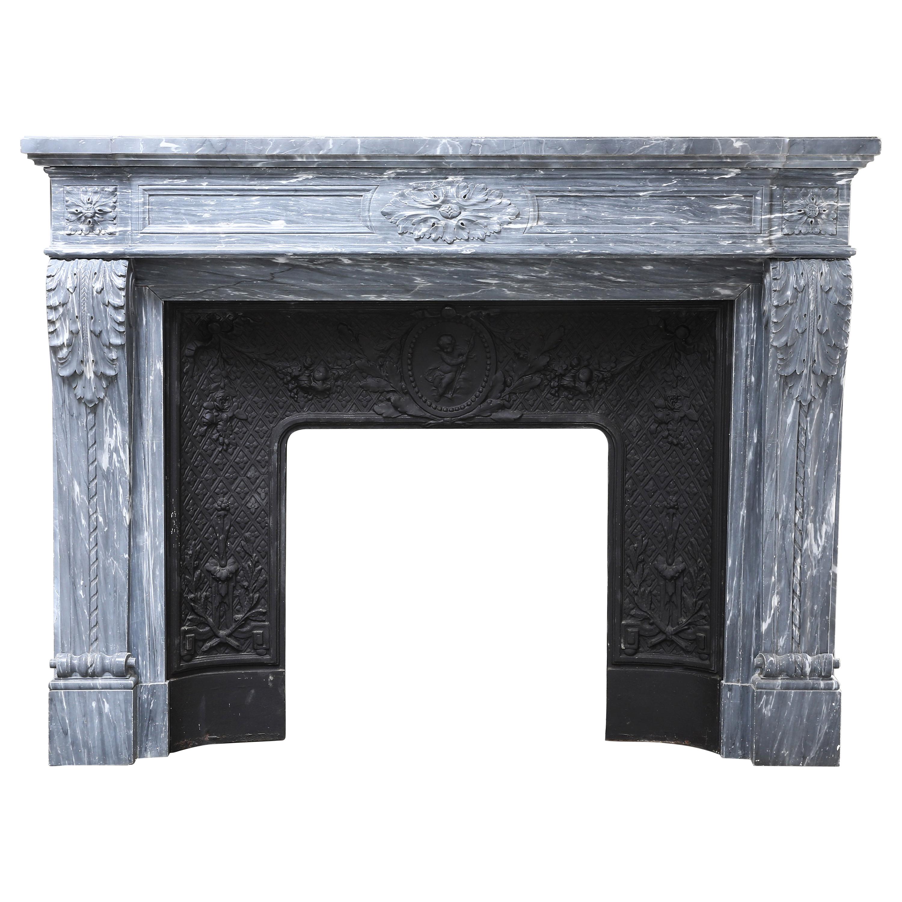 19th Century Mantel Piece in Style of Louis XVI