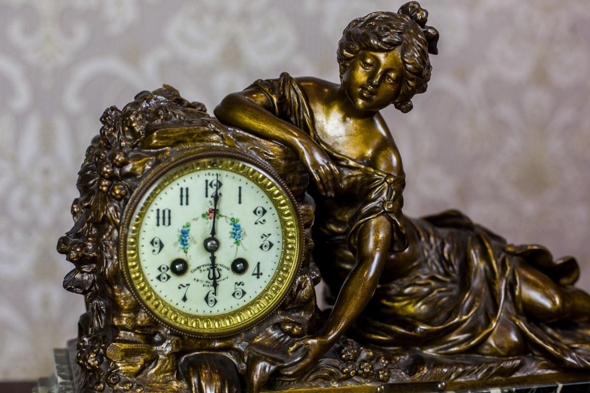 French 19th Century Mantel Set