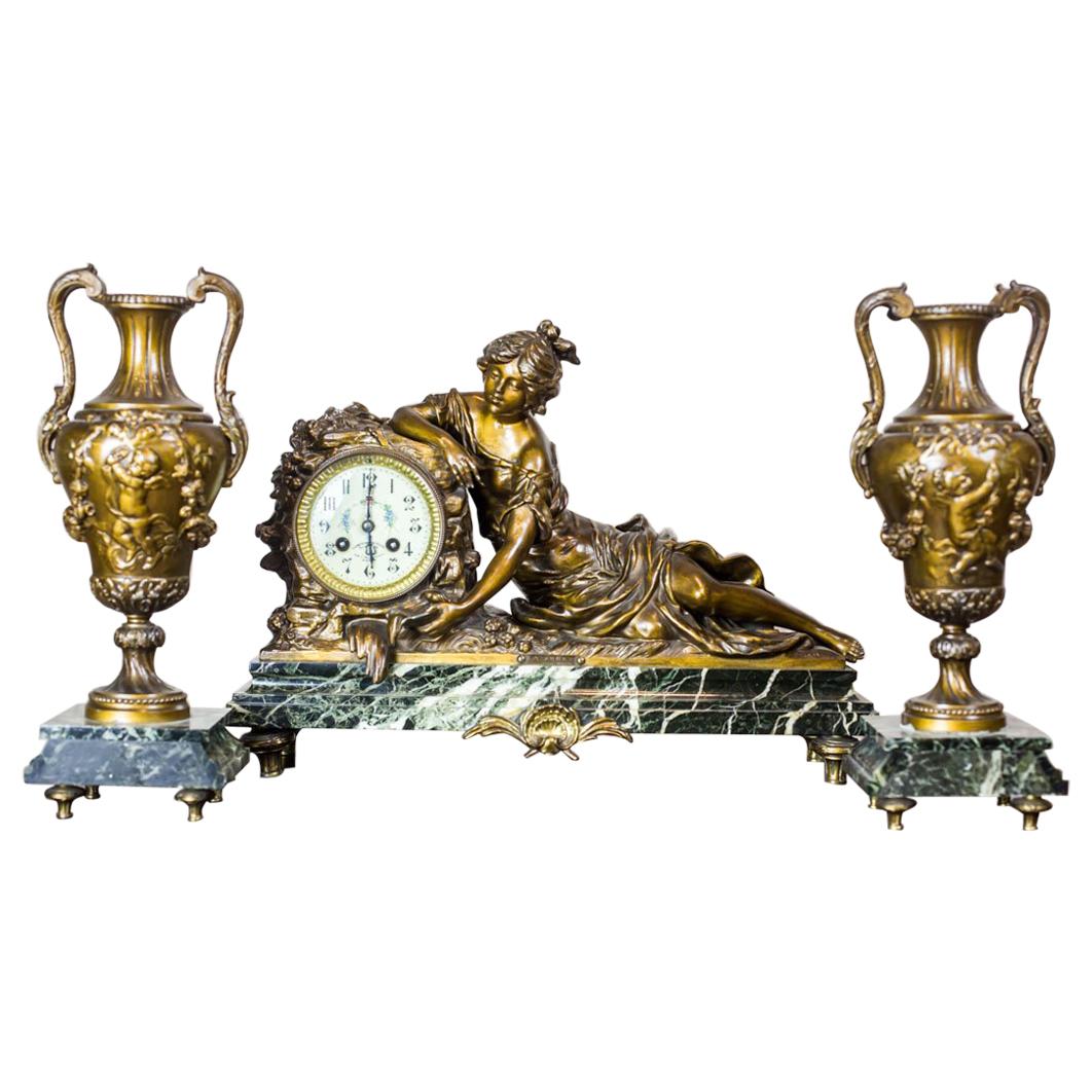 19th Century Mantel Set