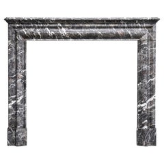 19th Century Mantle Surround of Bois Jourdan Marble in Style of Louis XVI