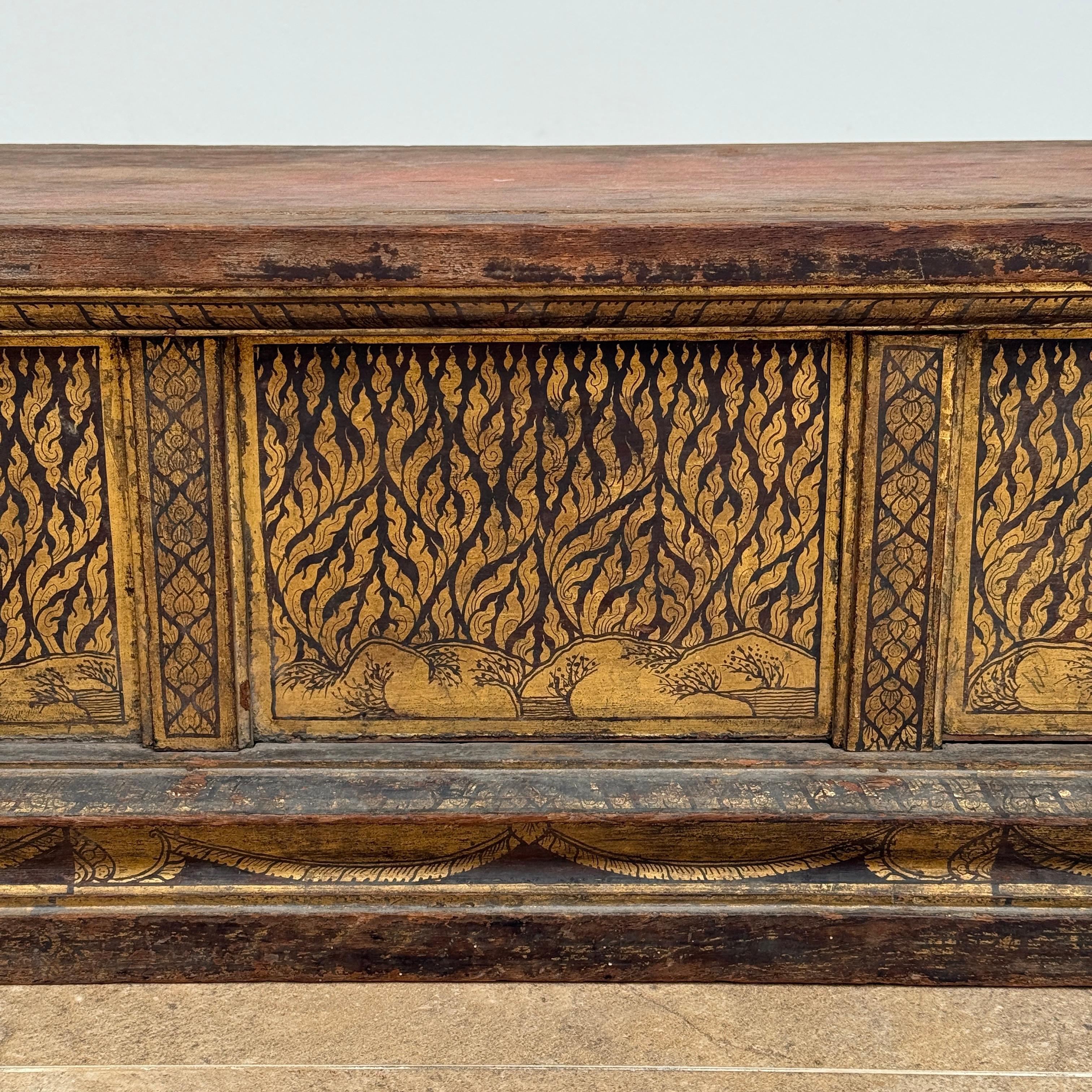 XIXe siècle Boîte de prières thaïlandaise du 19e siècle en vente