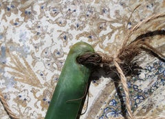 19th Century Maori Greenstone (Nephrite) Ear Pendant