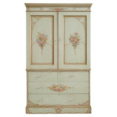 19th century Maple & Co Linen press