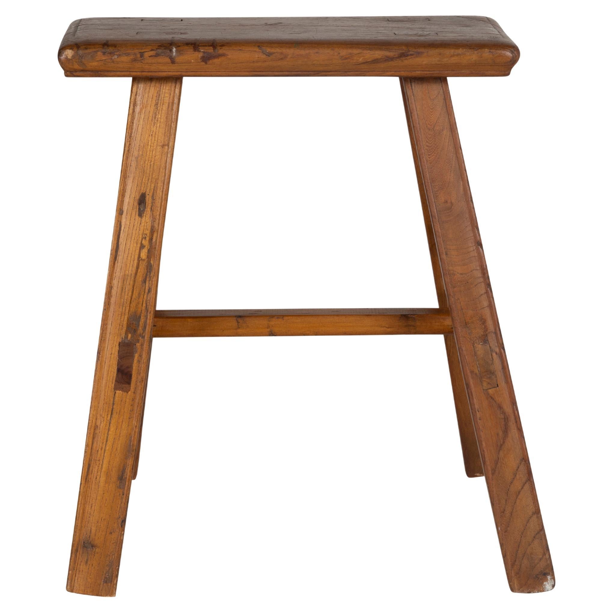 19th Century Maple Joint Foot Stool For Sale