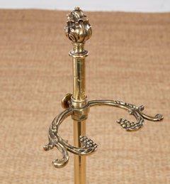 19th Century Marble and Brass Umbrella Stand