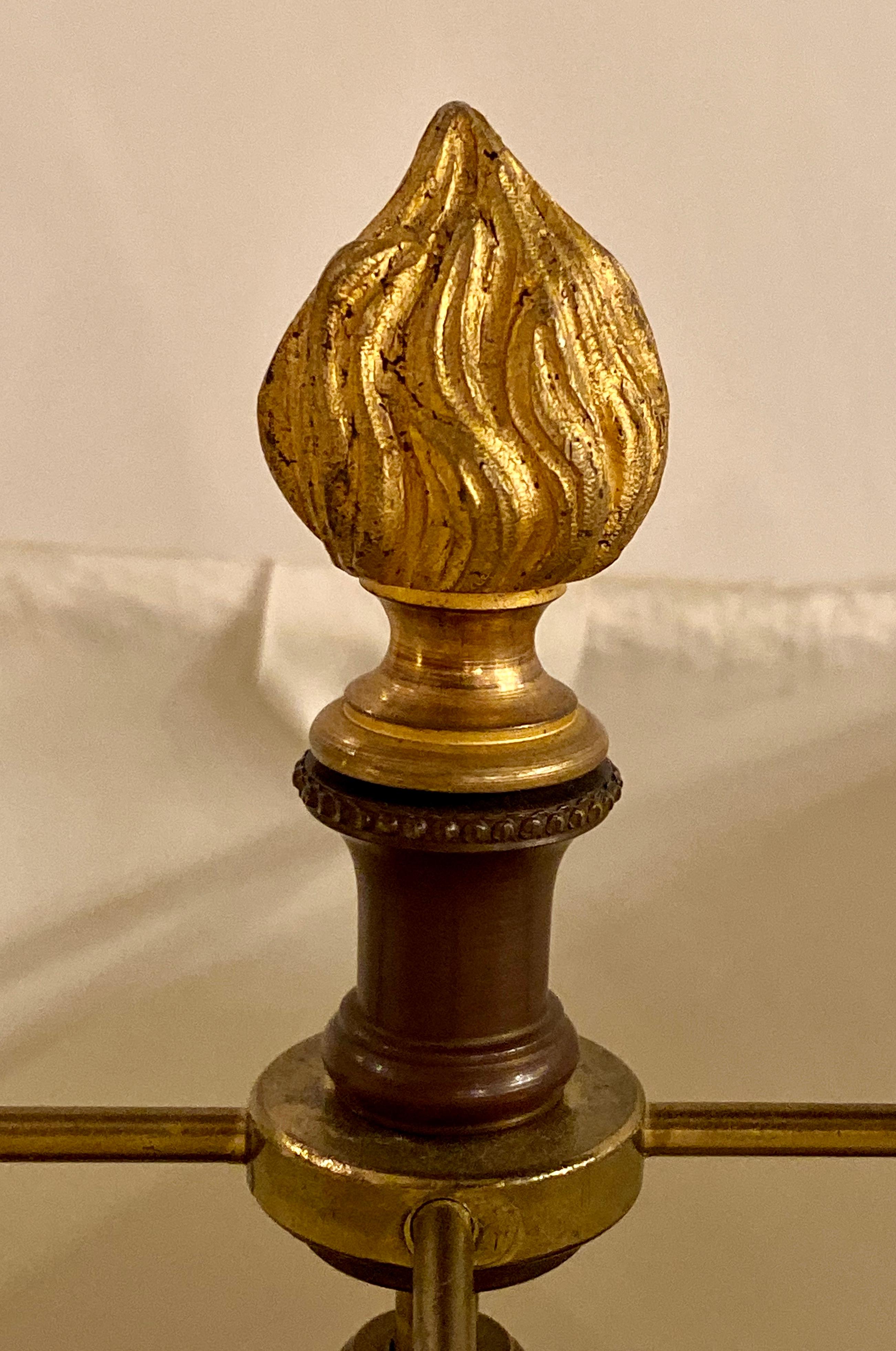 19th Century Marble and Bronze Table Lamp with Custom Shade, French For Sale 5