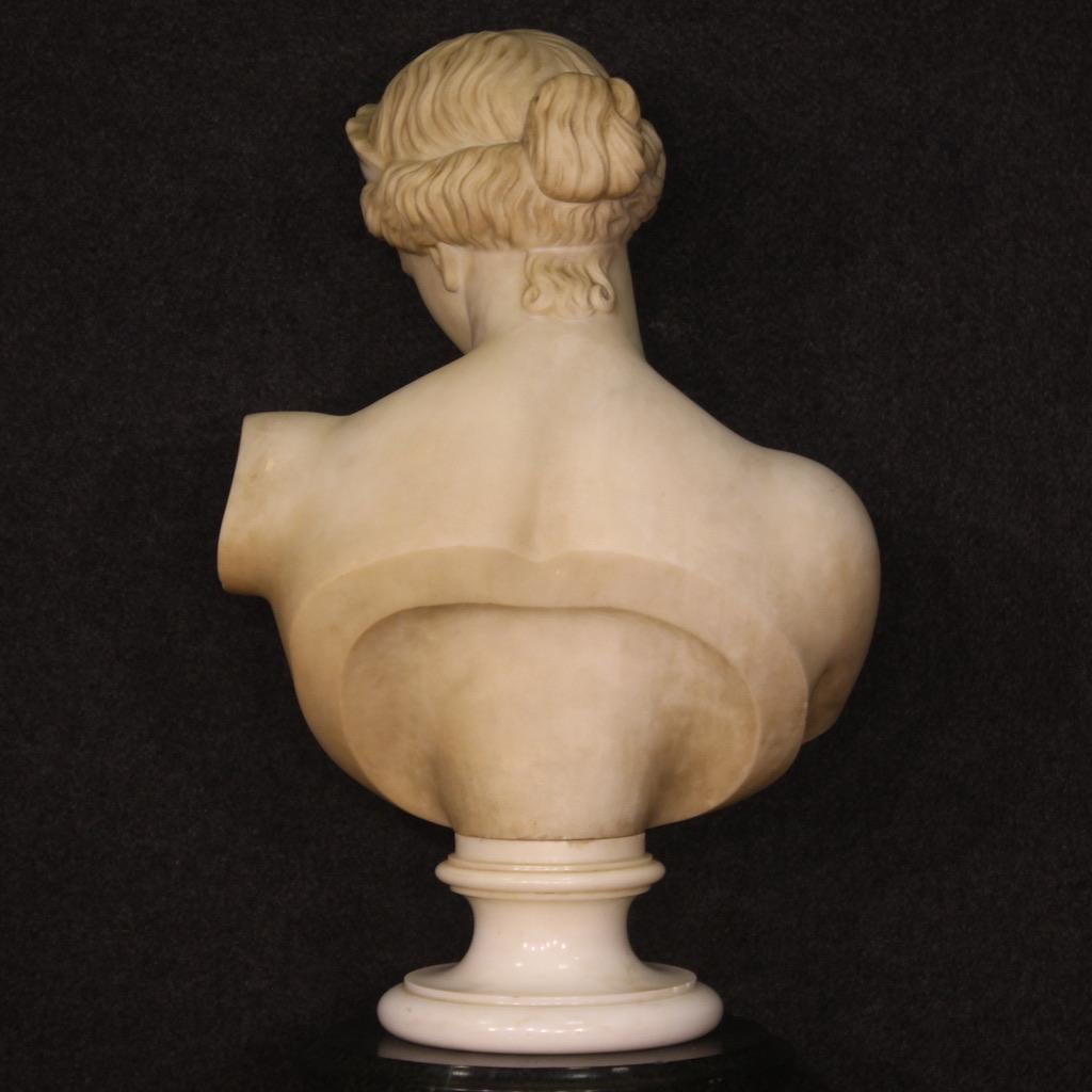 19th Century Marble Antique Italian Bust Of The goddess Venus Sculpture, 1870 7