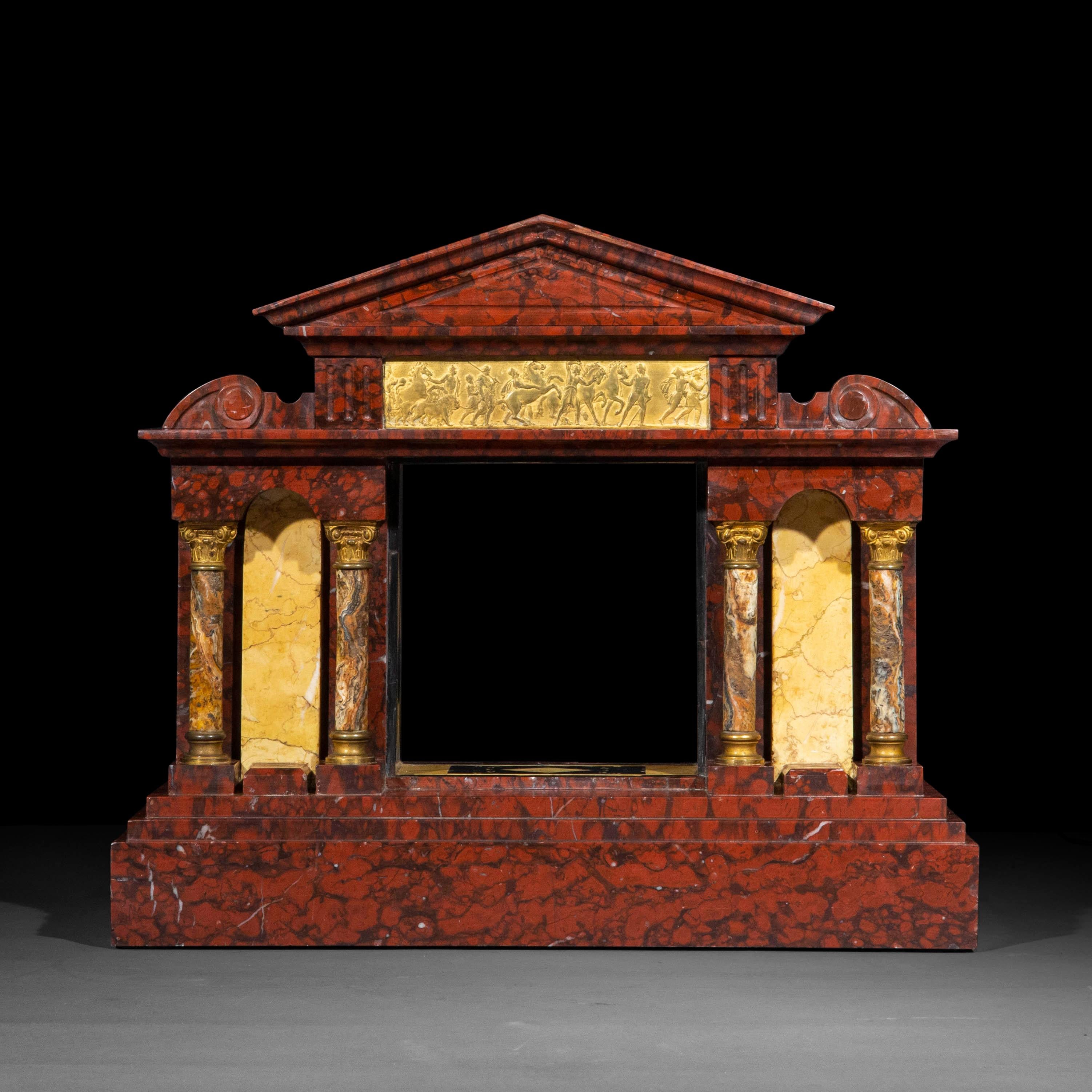 19th Century Marble Architectural Model of a Temple 6