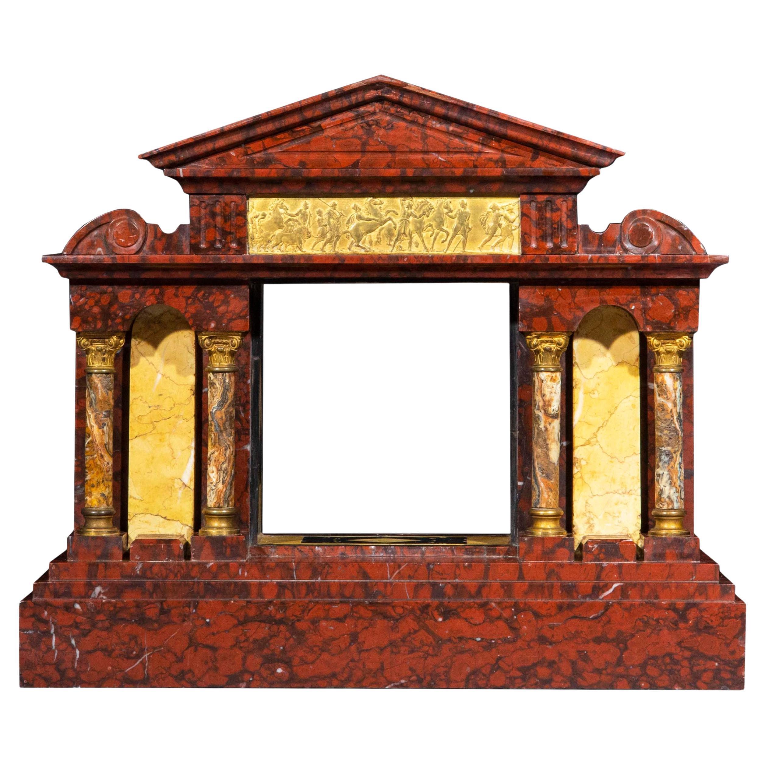 19th Century Marble Architectural Model of a Temple 4