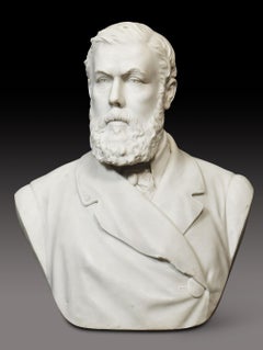  19th century marble bust