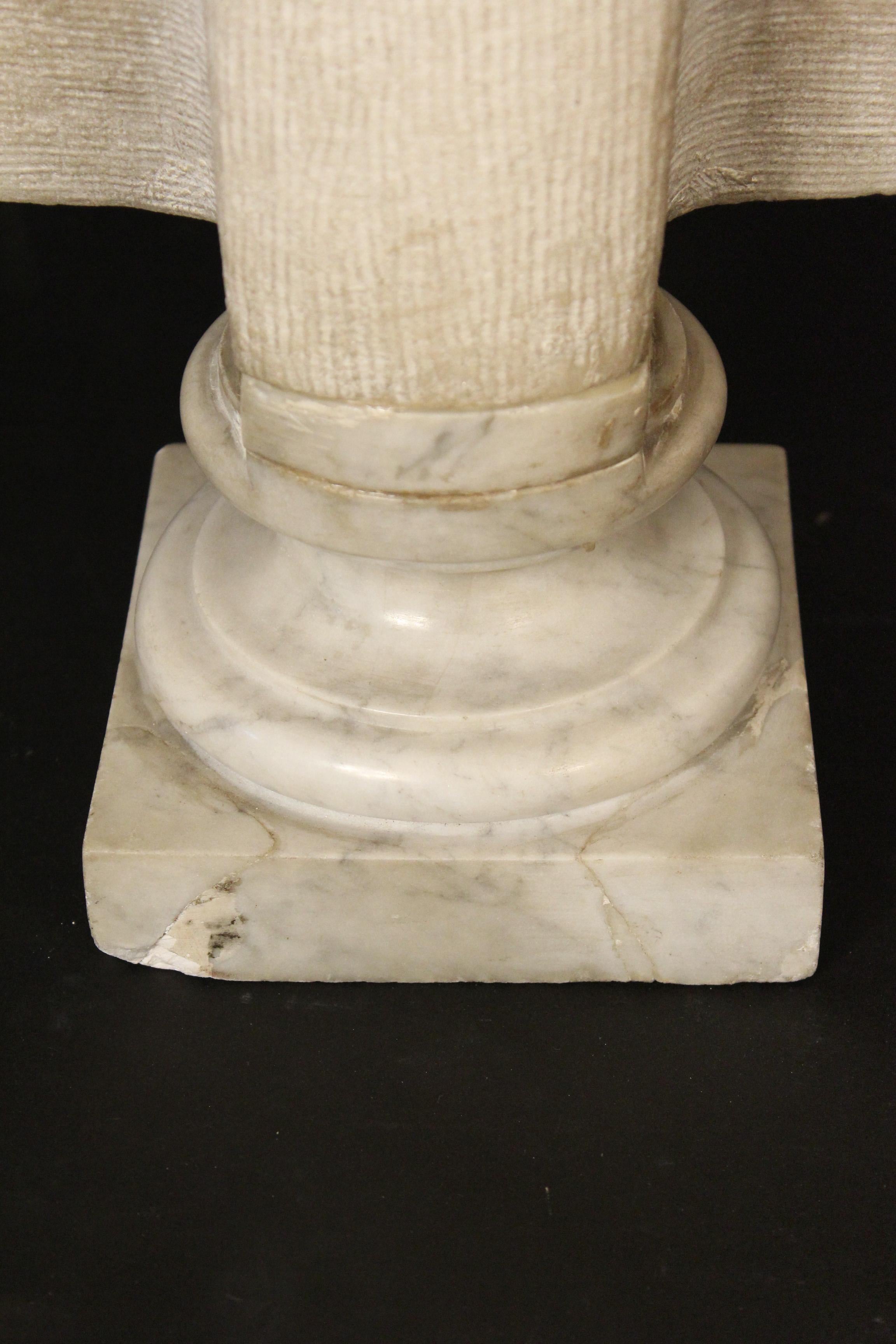 19th Century Marble Bust of Homer 5