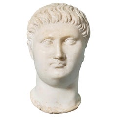 19th Century Marble Bust of Roman Emperor